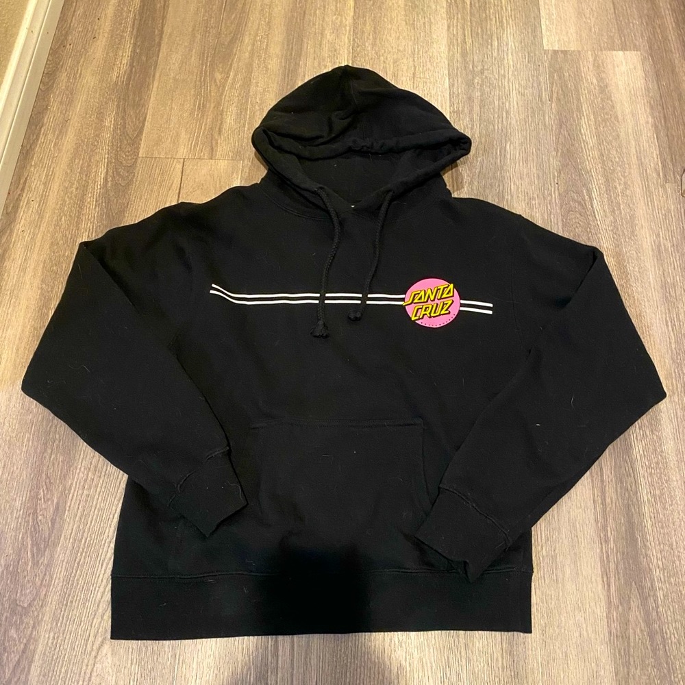 Black Santa Cruz hoodie